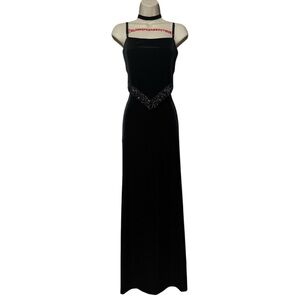 Vintage Velvet Evening Gown